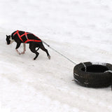 Waterproof Dog Sledding Harness Reflective Pet Sledding Skijoring Harness Big Large Dogs Weight Pulling Vest For Pet Training