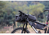 Rhinowalk Bike Handlebar Bag Waterproof Big Capacity 4L-12L  Frame Front Tube Cycling Bag Trunk Pannier Bike Accessories