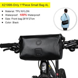 Rhinowalk Bike Handlebar Bag Waterproof Big Capacity 4L-12L  Frame Front Tube Cycling Bag Trunk Pannier Bike Accessories