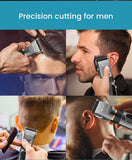 Professional Hair Clipper Rechargeable Electric Trimmer For Men Beard Kids Barber Cutting Machine Haircut LED Screen Waterproof