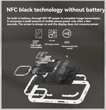 High-Definition Color Display Ink Screen Nfc Screen Projection Ai Mobile Phone Case Magnetic Suction Suitable for 17Promax Couple Gift DIY Mobile Phone Protective Case