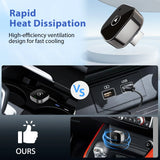 New Pionray 2 in 1 Wireless CarPlay Adapter&Android Auto Wireless Adapter, 5Ghz WiFi Type-C/USB Plug Play CarPlay Wireless