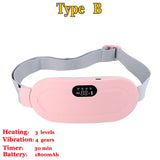 Almofada Térmica e Cinto Menstrual - Massageador Elétrico Abdominal para Alívio