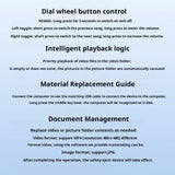 3D Crystal Ball Video Player Audio Video Display Electronic Ball Memory Ball Birthday Gift Souvenir For Family And Friends