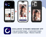 4 Inch NFC Ink Phone Case For iphone 16 15 14 13 17 Pro Max High-definition Intelligent DIY 4-color Ink Screen Protection Cover