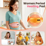 Almofada Térmica e Cinto Menstrual - Massageador Elétrico Abdominal para Alívio