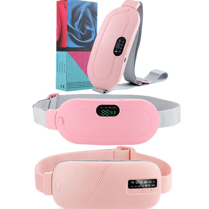 Almofada Térmica e Cinto Menstrual - Massageador Elétrico Abdominal para Alívio