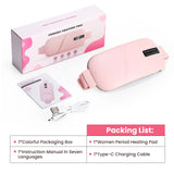 Almofada Térmica e Cinto Menstrual - Massageador Elétrico Abdominal para Alívio